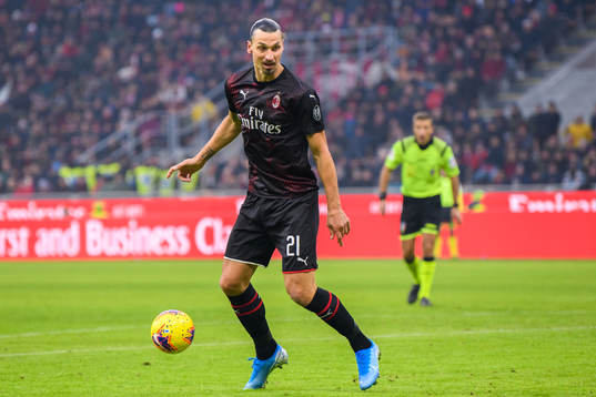 Zlatan Ibrahimovic of Milan