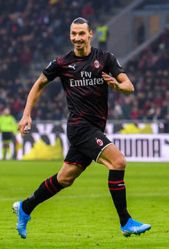 Zlatan Ibrahimovic of Milan