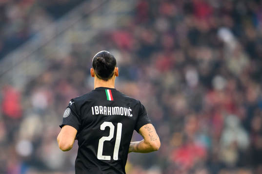 Zlatan Ibrahimovic of Milan