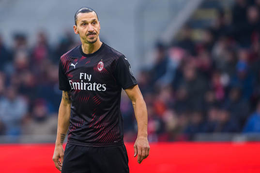Zlatan Ibrahimovic of Milan