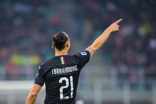 Zlatan Ibrahimovic of Milan