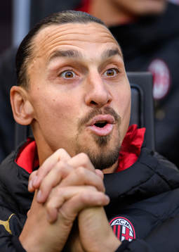Zlatan Ibrahimovic of Milan