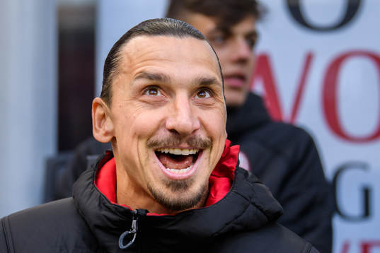 Zlatan Ibrahimovic of Milan
