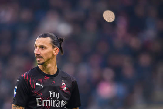Zlatan Ibrahimovic of Milan