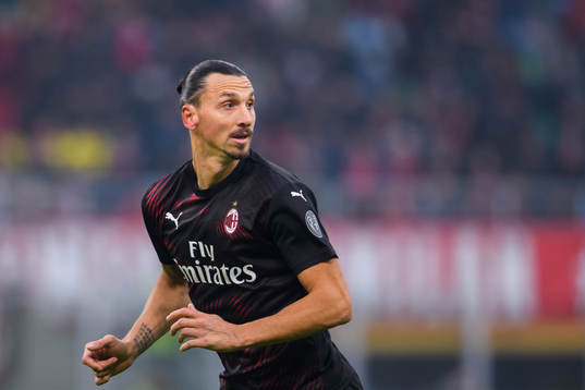 Zlatan Ibrahimovic of Milan