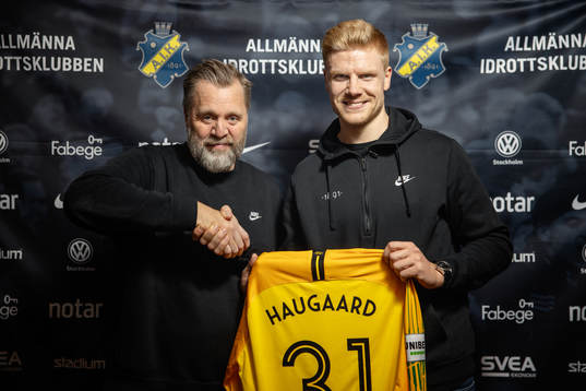 s sportchef Björn Wesström och Jakob Haugaard, ny