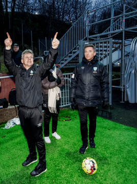 Tränare Mats Gren och assisterande tränare Jörgen