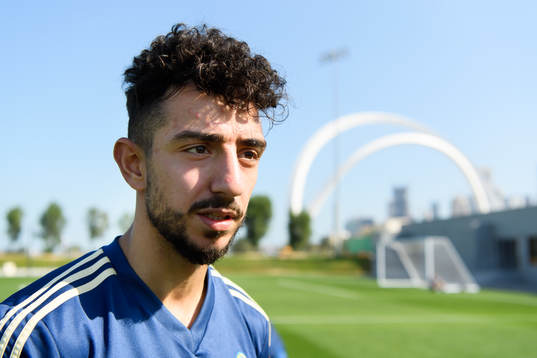 Daleho Irandust is being interviewed