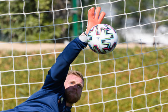 Goalkeeper Peter Abrahamsson