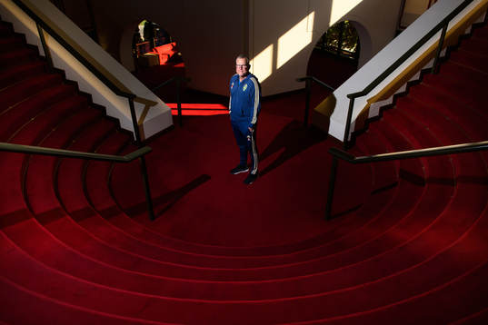 Head coach Janne Andersson poses for at portrait