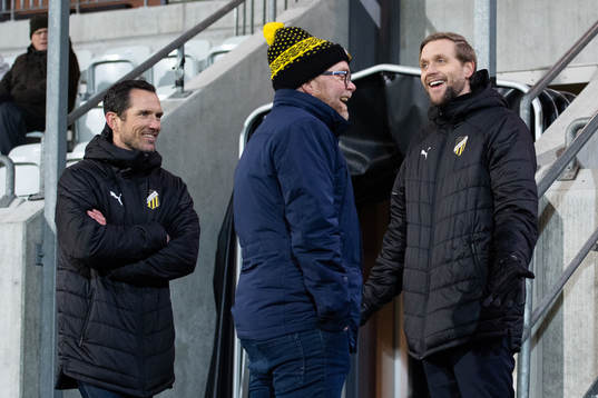 Häckens assisterande sportchef Marin Ericsson och