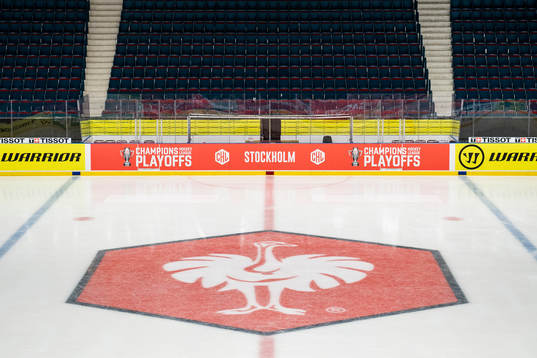 View of the ice