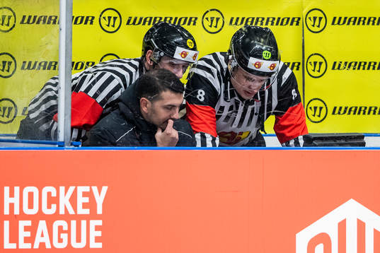 referee Viktor Birin and referee Stanislav Raming