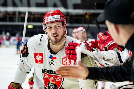 Richard Nedomlel of Mountfield celebrates