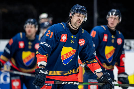 Patrik Berglund of Djurgården looks dejected