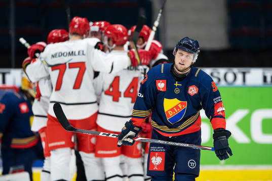 Jesper Pettersson of Djurgården looks dejected