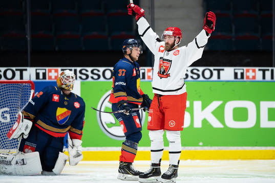 Matej Chalupa of Mountfield celebrates