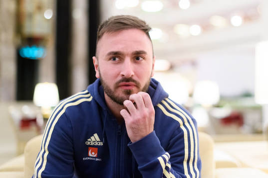 Muamer Tankovic is being interviewed