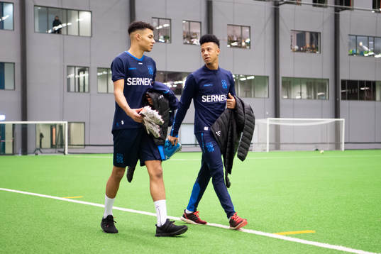 Alexander Jallow och Tobias Sana
