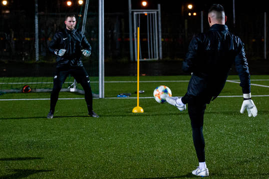Målvakterna Carl Lindell och Amr Kaddoura