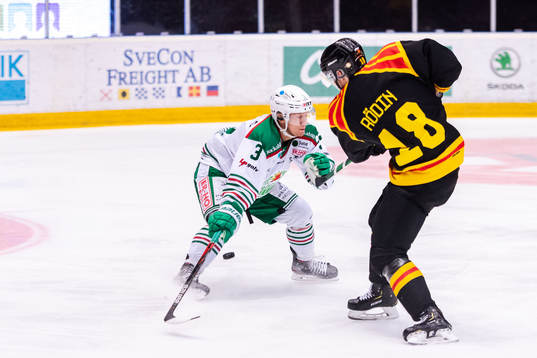 Rögles Daniel Bertov och Brynäs Anton Rödin