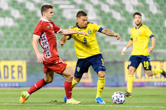 Sergiu Platica of Moldova and Jordan Larsson of Sweden