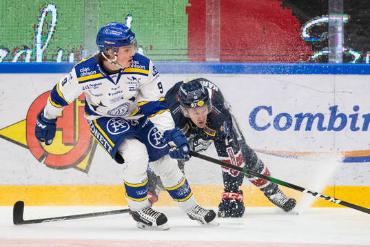 Leksands Marcus Karlberg och Linköpings Sebastian Karlsson