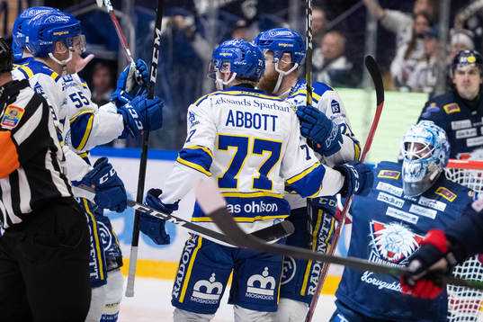 Leksands Mattias Ritola jublar