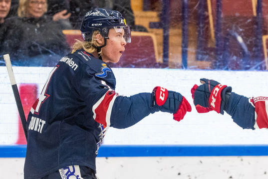 Linköpings Samuel Lofquist jublar