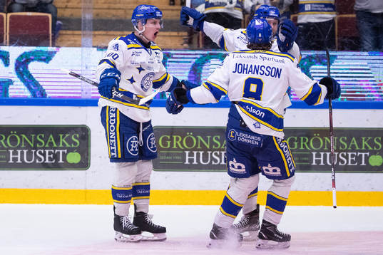 Leksands Martin Karlsson jublar