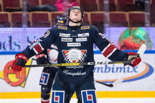 Linköpings Olle Lycksell deppar