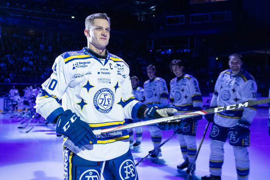 Leksands Martin Karlsson hyllas för 400 matcher innan