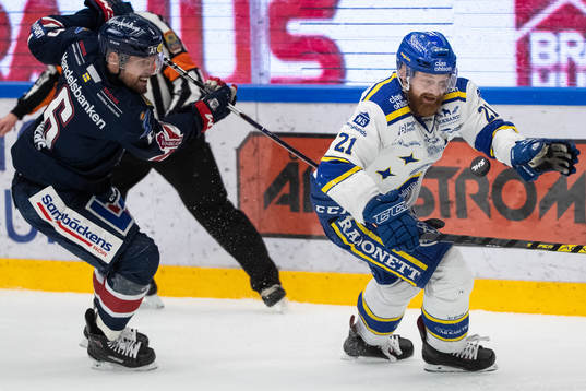 Linköpings Jonas Holös och Leksands Mattias Ritola