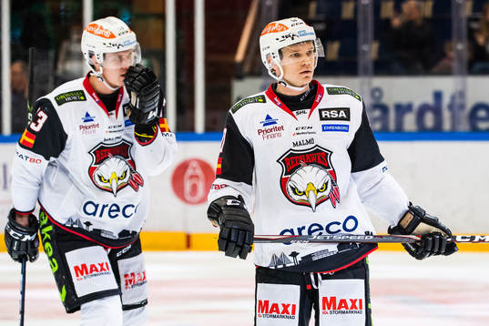 Malmö Redhawks Tobias Ekberg och Adam Ollas Mattsson