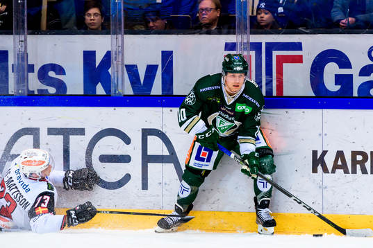 Malmö Redhawks Adam Ollas Mattsson och Färjestads Marcus