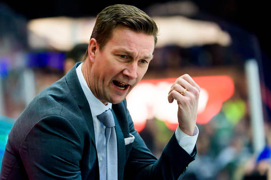 Färjestads huvudtränare Johan Pennerborn