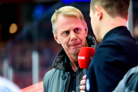 C Mores kommentator Niklas Wikegård intervjuar Malmö