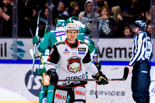 Malmö Redhawks Tobias Ekberg deppar