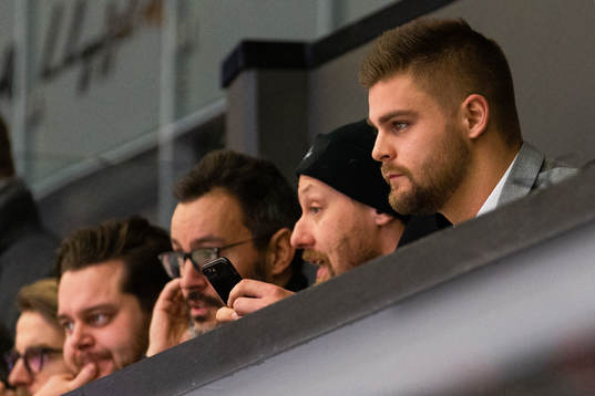 Örebros avstängda spelare Marcus Weinstock och Aaron