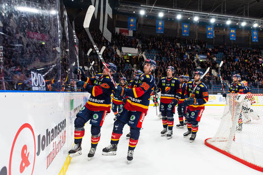 Djurgårdens spelare jublar