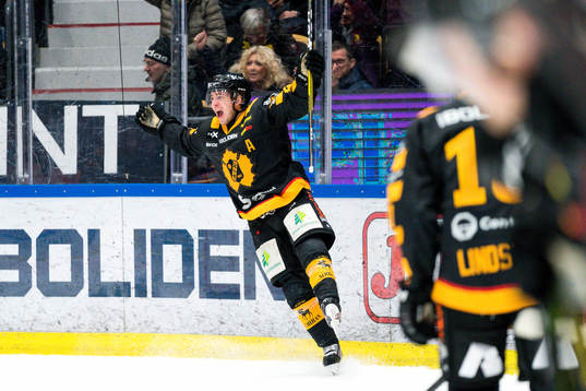 Skellefteås Andreas Wingerli jublar