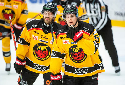 Luleås Filip Hållander jublar