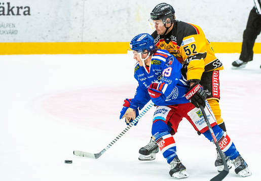 Oskarshamns Tyler Kelleher och Luleås Karl Fabricius