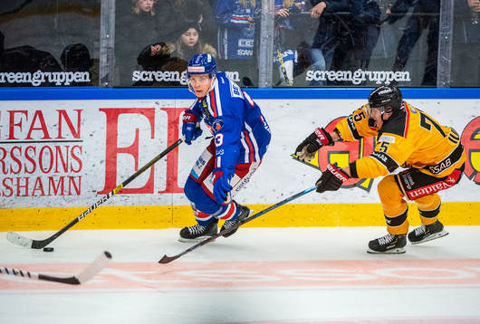 Oskarshamns Filiph Engsund  och Luleås Arttu Ilomäki