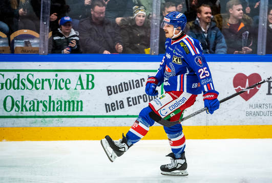 Oskarshamns Johannes Salmonsson jublar