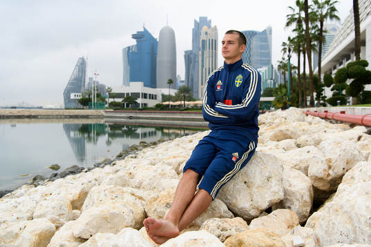 Alexander Kacaniklic poses for at portrait