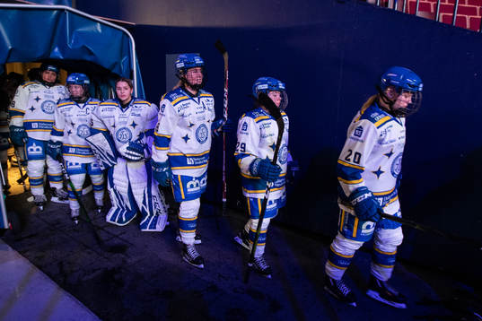 Leksands spelarna på vår in
