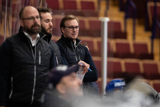 Leksands assisterande tränare Anton Bokull