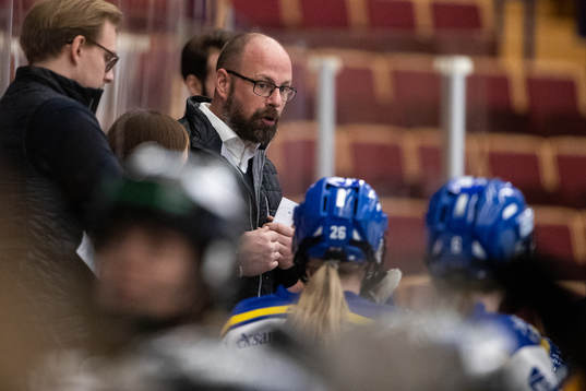 Leksands tränare Lars Stenmark