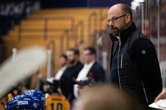 Leksands tränare Lars Stenmark